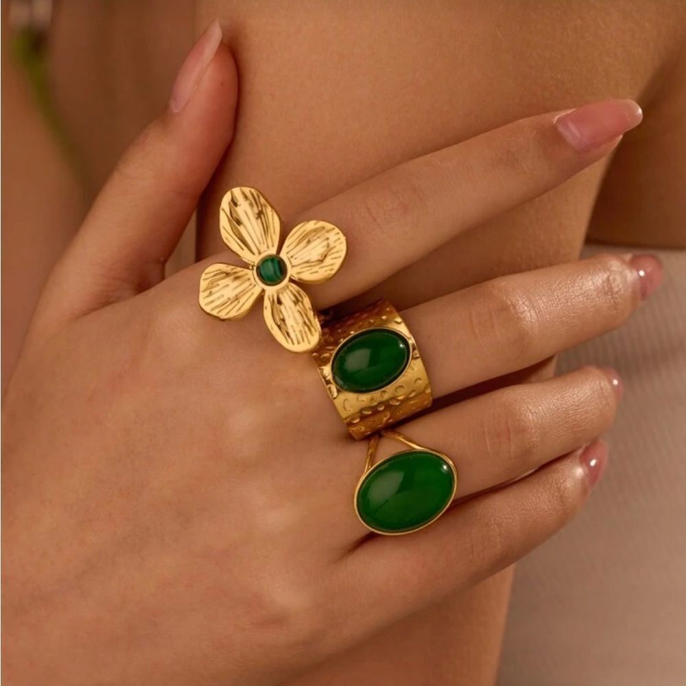 Flower ring Q975